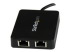 StarTech.com USB-C till dubbel Gigabit Ethernet-adapter med USB-port (Type-A) - Höger vinkel