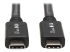 Eaton Tripp Lite Series USB C Cable USB 3.1 Gen 2, 5A Rating 10Gbps M/M USB Type C 20in - Närbild