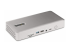 StarTech.com Thunderbolt 4 Multi-Display Docking Station, Quad/Triple/Dual Monitor Dock, 2x HDMI/2x DisplayPort, 7x USB Hub, 2.5 Gigabit Ethernet, 98W Power Delivery, for Windows/MacBook - Vänster vinkel