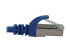 Eaton Tripp Lite Series Cat6a 10G Snagless Shielded Slim STP Ethernet Cable (RJ45 M/M), PoE, Blue, 6 ft. (1.8 m) - Närbild
