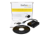 StarTech.com USB 3.0 till Dubbel Port Gigabit Ethernet-nätverksadapter med USB-port - Vänster vinkel