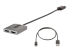 StarTech.com DP to Dual HDMI MST HUB, Dual HDMI 4K 60Hz, DisplayPort Multi Monitor Adapter with 1ft (30cm) Cable, DP 1.4 Multi Stream Transport Hub, DSC | HBR3, DP to 2x HDMI Ports - Vänster vinkel