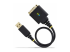 StarTech.com 1ft (30cm) USB to Serial Adapter Cable, COM Retention, RS232 - Framsidan