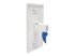 Eaton Tripp Lite Series Cat6a Straight-Through Modular In-Line Snap-In Coupler w/90-Degree Down-Angled Port, White (RJ45 F/F) - Tillbaka