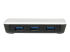StarTech.com USB 3.0 till nätverksadapter för Gigabit Ethernet-nätverkskort med hubb med 3 portar - Framsidan