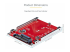 StarTech.com M.2 to U.3 Adapter, For M.2 NVMe SSDs, PCIe M.2 Drive to 2.5inch U.3 (SFF-TA-1001) Host Adapter/Converter, TAA Compliant - Vänster vinkel