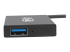 Eaton Tripp Lite series USB C Hub 4-Port USB-A Compact USB 3.1 Gen 1 Portable Aluminum Housing Thunderbolt 3 Compatible 5 Gbps - Närbild