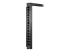 StarTech.com Vertical 0U Server Rack Cable Management w/ D-Ring Hooks - Vänster vinkel