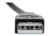 Eaton Tripp Lite Series USB 2.0 All-in-One Keystone/Panel Mount Extension Cable (M/F), Angled Connector, 1 ft. (0.31 m) - Närbild