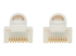 Eaton Tripp Lite Series Safe-IT Cat6a 10G Snagless Antibacterial Slim UTP Ethernet Cable (RJ45 M/M), White, 15-ft. (4.57 m) - Närbild