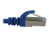 Eaton Tripp Lite Series Cat6a 10G Snagless Shielded Slim STP Ethernet Cable (RJ45 M/M), PoE, Blue, 15 ft. (4.6 m) - Närbild