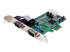 StarTech.com Native PCI express RS232 seriell-kortadapter med 2 portar och 16550 UART - Vänster vinkel