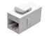Eaton Tripp Lite Series Straight-Through Modular In-Line Snap-In Coupler - Höger vinkel