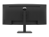 HP M34d - LED-skärm - böjd - Tillbaka