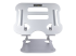 StarTech.com Laptop Stand for Desk, Ergonomic Laptop Stand Adjustable Height, Aluminum, Portable, Supports up to 22lb (10kg), Foldable Laptop Holder for Desk - Framsidan