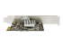 StarTech.com 5G PCIe Network Adapter Card, NBASE-T & 5GBASE-T 2.5BASE-T PCI Express Network Interface Adapter, 5GbE/2.5GbE/1GbE Multi Gigabit Ethernet Workstation NIC, 4 Speed LAN Card - Höger sida