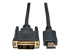 Eaton Tripp Lite Series HDMI to DVI Adapter Cable (HDMI to DVI-D M/M), 6 ft. (1.8 m) - Framsidan