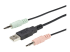 StarTech.com 2 Port USB 4K60Hz DisplayPort KVM-switch med inbyggda kablar - Närbild
