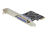 StarTech.com 1-ports parallellt PCIe-kort - Vänster vinkel