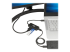 Eaton Tripp Lite Series USB C Multiport Adapter - Höger vinkel