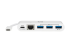 Eaton Tripp Lite series 3-Port USB-C hub w/ Gigabit ethernet GbE, USB-C Charging USB Type C USB 3.1 Hub - Framsidan