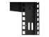 StarTech.com 8U 19" Wall Mount Network Rack, Adjustable Depth 12-20" 2 Post Open Frame Server Room Rack for AV/Data/ IT Communication/Computer Equipment/Switch with Cage Nuts & Screws - Närbild