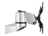 StarTech.com Desk Mount Quad Monitor Arm, Premium Articulating VESA 4 Monitor Mount 2x2 up to 27", Ergonomic Height Adjustable Pole Mount, Tilt/Swivel/Rotate, C-Clamp/Grommet, Silver - Närbild