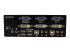 StarTech.com DVI VGA KVM-switch för dubbla skärmar USB med 2 portar, audio & USB 2.0-hubb - Tillbaka