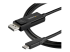 StarTech.com 1 m USB-C till DisplayPort 1.4-kabel - Höger vinkel