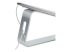 StarTech.com Laptop Stand for Desk, 5kg/11lb, Aluminum, Silver, Ergonomic - Närbild