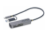 StarTech.com USB 3.0 Multi-Media Memory Card Reader, SD/microSD/CompactFlash Card Reader, Portable USB 5Gbps Card Adapter, External USB-C Card Reader with Attached USB-A Adapter - Vänster vinkel