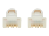 Eaton Tripp Lite Series Safe-IT Cat6a 10G Snagless Antibacterial Slim UTP Ethernet Cable (RJ45 M/M), White, 3 ft. (0.91 m) - Närbild