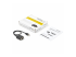 StarTech.com Professionell USB till seriell kabeladapter med 1 port och COM-retention - Vänster vinkel