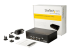StarTech.com 4-ports Dual DisplayPort KVM-switch - Höger vinkel