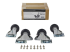 StarTech.com 4-Piece Caster Kit for Open Frame Rack - Framsidan