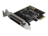 StarTech.com RS232 PCI Express seriellt kort med 4 portar och breakout-kabel - Vänster vinkel