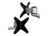 StarTech.com Desk Mount Dual Monitor Arm - Närbild