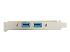 StarTech.com 2 Port USB 3.0 A Female Slot Plate Adapter - Närbild