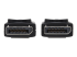 Eaton Tripp Lite Series DisplayPort Cable with Latching Connectors, 4K 60 Hz (M/M), Black, 10 ft. (3.05 m) - Närbild