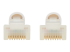 Eaton Tripp Lite Series Safe-IT Cat6a 10G Snagless Antibacterial Slim UTP Ethernet Cable (RJ45 M/M), White, 6 ft. (1.83 m) - Närbild