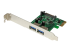 StarTech.com PCI Express (PCIe) SuperSpeed USB 3.0-kortadapter med 2 portar och UASP – SATA-ström - Vänster vinkel