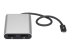 StarTech.com Thunderbolt 3 to Dual DisplayPort Adapter 4K 60Hz, Thunderbolt 3 Certified, Dual Monitor DisplayPort 1.2 Video Converter, Compatible with Mac & Windows, Dual 4K DisplayPort - Vänster sida