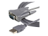 StarTech.com USB till RS232 DB9/DB25 seriell kabeladapter – M/M - Närbild