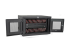 Eaton Tripp Lite Series 32-Device USB Charging Station Cabinet with Sync for Smartphones, Wall Mount and Desktop Options, 230V, Schuko CEE7 to C13 Plug, Black - Vänster vinkel