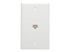 Eaton Tripp Lite Series Cat6a Straight-Through Modular In-Line Snap-In Coupler w/90-Degree Down-Angled Port, White (RJ45 F/F) - Framsidan