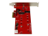 StarTech.com 2x M.2 SATA SSD Controller Card - Höger sida
