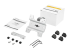 StarTech.com Monitor Mount Adapter for Apple iMac, iMac Pro, Cinema & Thunderbolt Displays, Only for StarTech.com Premium Mounts, Apple Computer Articulating Monitor Bracket Kit, Silver - Höger vinkel