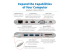 Eaton Tripp Lite Series USB C Docking Station 4K USB Hub USB 3.1 Gen 1 w/ USB-A, HDMI, VGA, mDP, Gigabit Ethernet, Mem Card, 3.5 mm & USB-C Charge 4K @ 30Hz, USB-C, USB Type C, USB Type-C - Flera vinklar