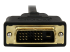 StarTech.com 1m (3.3 ft) Mini HDMI to DVI Cable, DVI-D to HDMI Cable (1920x1200p), 19 Pin HDMI Mini (C) Male to DVI-D Male, Digital Monitor Cable Adapter M/M, Single Link, Black - Närbild