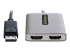 StarTech.com DP to Dual HDMI MST HUB, Dual HDMI 4K 60Hz, DisplayPort Multi Monitor Adapter with 1ft (30cm) Cable, DP 1.4 Multi Stream Transport Hub, DSC | HBR3, DP to 2x HDMI Ports - Närbild